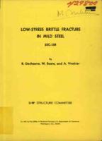 Low-stress brittle fracture in mild steel