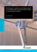 Performance analysis and improvement of a small locally produced wind turbine for developing countries