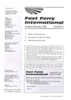 Contents Fast Ferry International, Volume 29, 1990