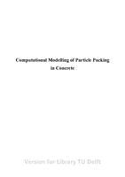 Computational Modelling of Particle Packing in Concrete
