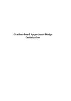 Gradient-based approximate design optimization