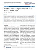 Identifying time-varying channels with aid of pilots for MIMO-OFDM