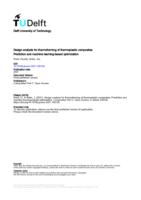 Design analysis for thermoforming of thermoplastic composites