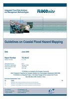 Guidelines on Coastal Flood Hazard Mapping