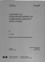A review of crashworthiness of composite aircraft structures
