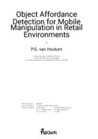Object Affordance Detection for Mobile Manipulation in Retail Environments