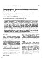 Purification and Partial Characterization of Thiosulfate Dehydrogenase from Thiobacillus-Acidophilus