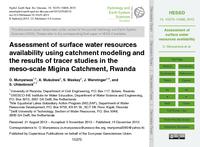 Assessment of surface water resources availability using catchment modeling and the results of tracer studies in the meso-scale Migina Catchment, Rwanda