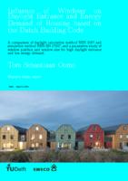 Inﬂuence of Windows on Daylight Entrance and Energy Demand of Housing based on the Dutch Building Code