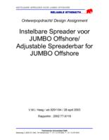 Instelbare Spreader voor JUMBO Offshore