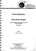 Small river barges innovatief concept voor het gebruik van de kleine vaarwegen