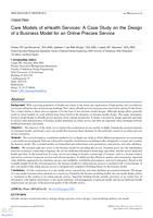 Care Models of eHealth Services: A Case Study on the Design of a Business Model for an Online Precare Service