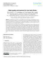 Water quality and treatment of river bank filtrate