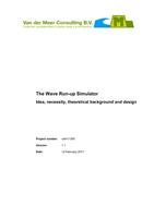 The wave run-up simulator: Idea, necessity, theoretical background and design