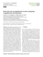 Basin-wide water accounting based on remote sensing data: An application for the Indus Basin