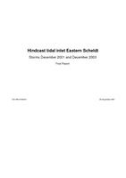 Hindcast tidal inlet Eastern Scheldt: Storms December 2001 and December 2003 (Final Report)
