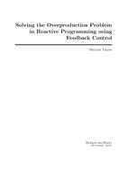 Solving the Overproduction Problem in Reactive Programming using Feedback Control
