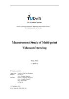 Measurement Study of Multi-point Videoconferencing