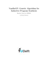 VanillaGP: Genetic Algorithm for Inductive Program Synthesis