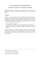 The Land Administration Domain Model Standard