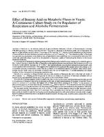 Effect of benzoic acid on metabolic fluxes in yeasts: A continuous-culture study on the regulation of respiration and alcoholic fermentation