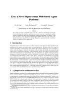 Eve: A Novel Open-sourceWeb-based Agent Platform (abstract)