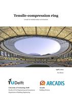 Tensile-compression ring: A study for football stadia roof structures