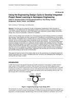Using the Engineering Design Cycle to Develop Integrated Project Based Learning in Aerospace Engineering