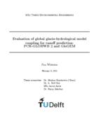 Evaluation of global glacio-hydrological model coupling for runoff prediction: PCR-GLOBWB 2 and GloGEM