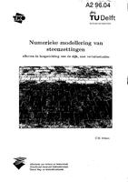 Numerieke modellering van steenzettingen: Effecten in langsrichting van de dijk, met variatiestudies