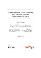 Application of Deep Learning to Coherent Fourier Scatterometry data