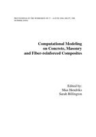 Computational Modeling on Concrete, Masonry and Fiber-reinforced Composites: Proceedings of the Workshop on 17 – 18 June 2009, Delft, The Netherlands