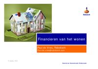 Sessie 8 Financiering van koopwoningen - Financieren van het wonen
