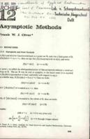 Asymptotic Methods