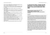 Learning from history: Changes and path dependency in the social housing sector in Austria, France and the Netherlands (1889-2008), Chapter 3