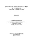 Constrained stochastic simulation of wind gusts for wind turbine design