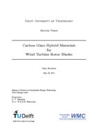 Carbon Glass Hybrid Materials for Wind Turbine Rotor Blades