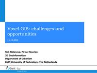 Voxel GIS: Challenges and Opportunities