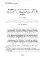 Rigid-body kinematics versus flapping kinematics of a flapping wing micro air vehicle