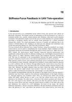 Stiffness-force feedback in UAV tele-operation