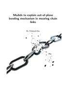Models to explain out-of-plane bending mechanism in mooring chain links
