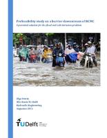 Prefeasibility study on a barrier downstream of HCMC: A potential solution for the flood and salt intrusion problem