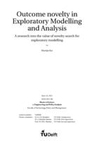 Outcome novelty in Exploratory Modellingand Analysis