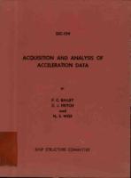 Acquisition and analysis of acceleration data