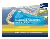 Maasvlakte 2 reclamation: Nautical design