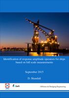 Identification of response amplitude operators for ships based on full scale measurements