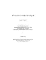 Measurements of fluid flow in weld pools
