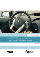 Social desirability and mobility impacts of early forms of automated vehicles