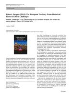 Robert, Jacques (2014): The European Territory. From Historical Roots to Global Challenges