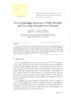 Overall Buckling Behaviour of High Strength and Very High Strength Steel Columns